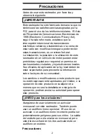 Preview for 2 page of Uniden BC95XLT Manual De Usuario