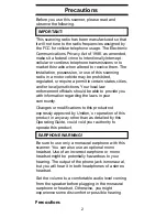 Preview for 2 page of Uniden BC95XLT User Manual