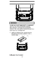 Preview for 20 page of Uniden BC95XLT User Manual