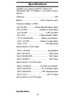 Preview for 56 page of Uniden BC95XLT User Manual