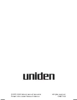 Preview for 24 page of Uniden Clock Operating Manual