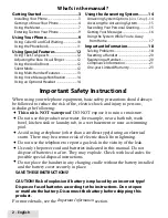 Предварительный просмотр 2 страницы Uniden D2997 User Manual