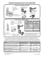 Preview for 1 page of Uniden D3097 Series Manual D'Utilisation