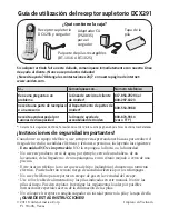 Uniden DCX291 Guía De Utilización preview
