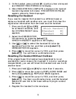 Preview for 6 page of Uniden DCX750 - DCX 750 Cordless Extension Handset Owner'S Manual