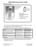 Uniden DECT1363 Series User Manual предпросмотр