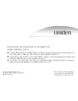 Preview for 73 page of Uniden DECT1588 Series Manual De Usuario