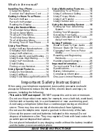 Preview for 2 page of Uniden DECT2180 User Manual