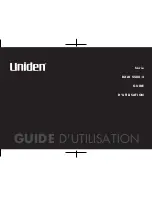 Preview for 1 page of Uniden DXAI5588-2 Series Guide Utilisateur