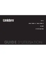 Uniden DXAI5588-3 Series Guide Utilisateur preview