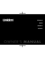 Uniden DXI 4286-2 Series Owner'S Manual preview