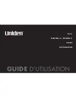 Предварительный просмотр 1 страницы Uniden DXI5586-3 Series Manual D'Utilisation