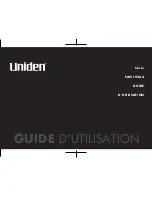 Preview for 1 page of Uniden EWCI936 Manual D'Utilisation