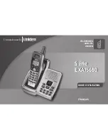 Предварительный просмотр 1 страницы Uniden EXAI5680 - EXAI 5680 Cordless Phone Manual D'Utilisation