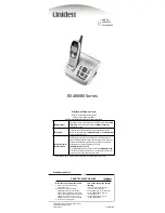 Uniden EXAI8580 - EXAI 8580 Cordless Phone Owner'S Manual preview