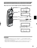 Предварительный просмотр 41 страницы Uniden EXI 8965 Mode D'Emploi