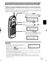 Предварительный просмотр 43 страницы Uniden EXI 8965 Mode D'Emploi