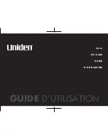 Uniden EXI4246 - EXI 4246 Cordless Phone Manual D'Utilisation preview