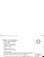 Preview for 19 page of Uniden EXI4246 - EXI 4246 Cordless Phone Manual D'Utilisation