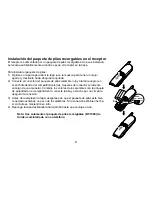 Preview for 9 page of Uniden EXI4560 - EXI 4560 Cordless Phone Manual Del Usuario