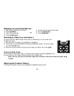 Preview for 26 page of Uniden EXI4560 - EXI 4560 Cordless Phone Owner'S Manual