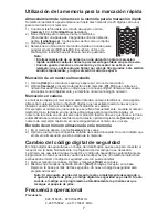 Preview for 8 page of Uniden EXP4540 - EXP 4540 Cordless Phone Manual Del Usuario