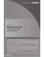 Preview for 12 page of Uniden EXP4540 - EXP 4540 Cordless Phone Manual Del Usuario