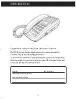 Preview for 2 page of Uniden FP102 Operating Manual