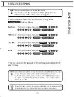 Preview for 25 page of Uniden FP102 Operating Manual