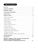 Preview for 4 page of Uniden FRS500 Manuel Du Propriétaire