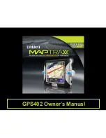 Uniden GPS402 - Maptrax - Automotive GPS Receiver Owner'S Manual preview