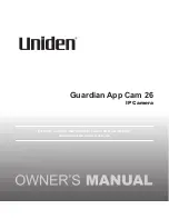 Preview for 1 page of Uniden Guardian App Cam 26 Owner'S Manual