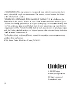 Preview for 16 page of Uniden Guardian GC45 User Manual