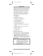 Preview for 6 page of Uniden HH940 Manual De Usuario