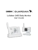 Uniden Lullaboo G403 User Manual preview