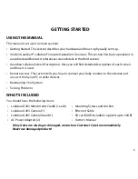 Preview for 5 page of Uniden Lullaboo G403 User Manual