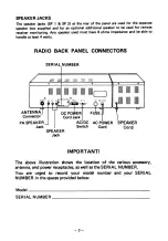 Preview for 4 page of Uniden MADISON Owner'S Manual