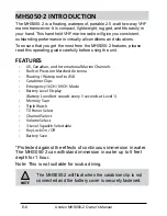 Preview for 6 page of Uniden MHS050-2 Owner'S Manual