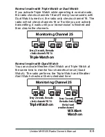 Preview for 13 page of Uniden MHS125 Owner'S Manual