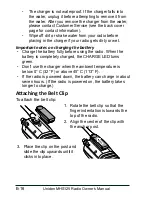 Preview for 20 page of Uniden MHS125 Owner'S Manual