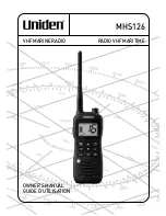 Uniden MHS126 Owner'S Manual предпросмотр