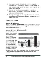 Preview for 24 page of Uniden MHS450 Manual Del Usuario