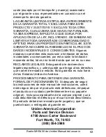 Preview for 47 page of Uniden MHS450 Manual Del Usuario