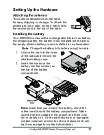 Preview for 19 page of Uniden MHS450 Owner'S Manual