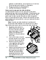 Preview for 20 page of Uniden MHS550 Manual Del Usuario