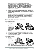 Preview for 21 page of Uniden MHS550 Manual Del Usuario