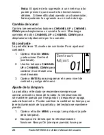 Preview for 24 page of Uniden MHS550 Manual Del Usuario