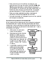 Preview for 29 page of Uniden MHS550 Manual Del Usuario