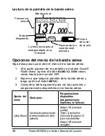 Preview for 42 page of Uniden MHS550 Manual Del Usuario