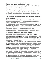 Preview for 63 page of Uniden MHS550 Manual Del Usuario